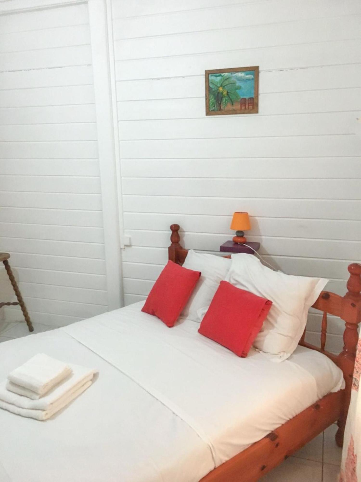 Villa Enchantee Avec Vue Sur Mer Et Piscine Au Carbet 勒卡尔贝 外观 照片